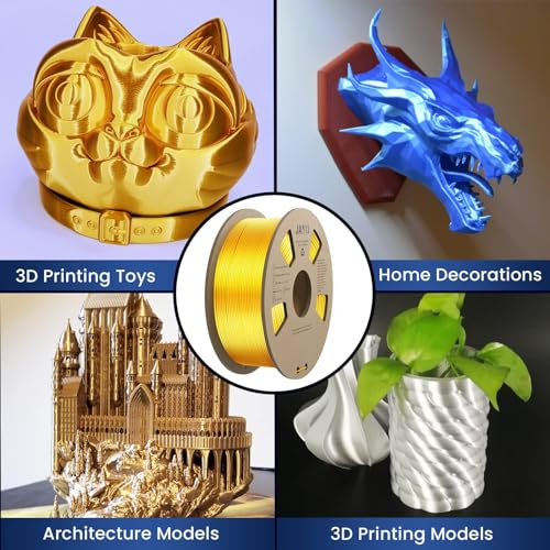 JAYO 1.75mm Metallic Silk PLA Filament 0.65KG