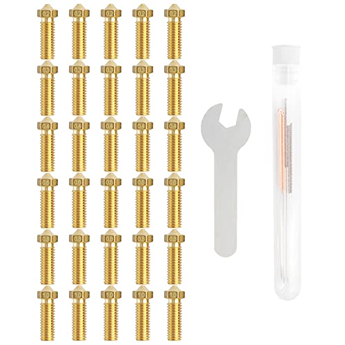 SIMAX3D 30-Pack Brass 3D Printer Nozzles Set