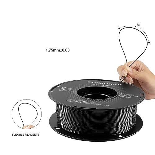 Black PETG Filament 1.75mm for 3D Printing