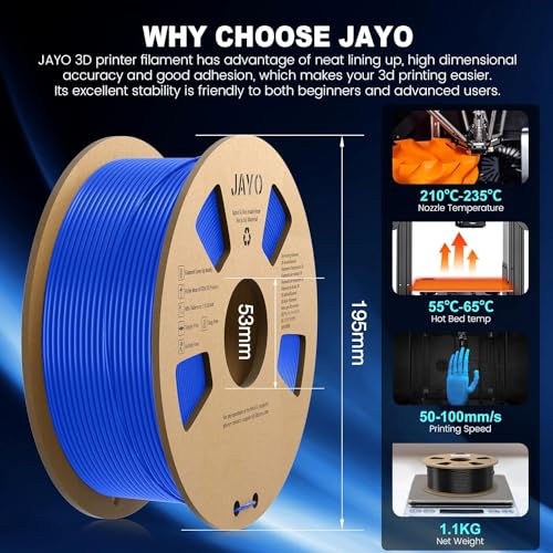 JAYO 1.75mm PLA+ Filament - 1.1kg Spool