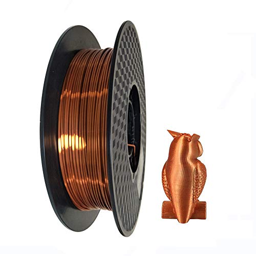 Silk Copper PLA Filament 1.75mm 500g