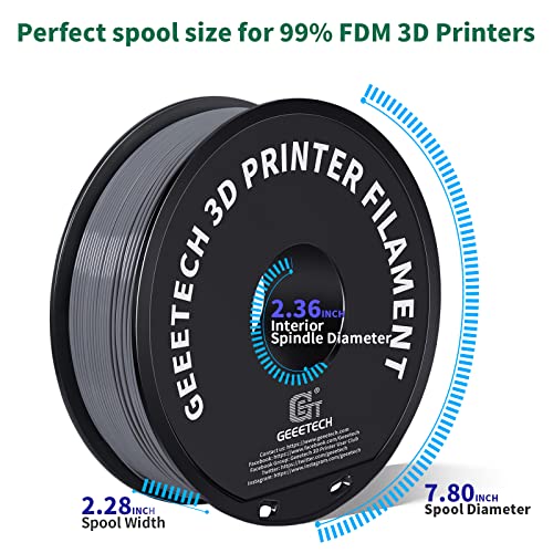 Geeetech 1KG Grey ABS+ 3D Printer Filament