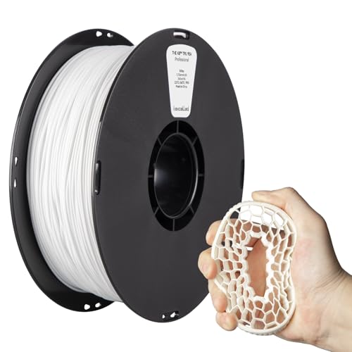 Kexcelled White TPU Filament 1.75mm 1kg Spool