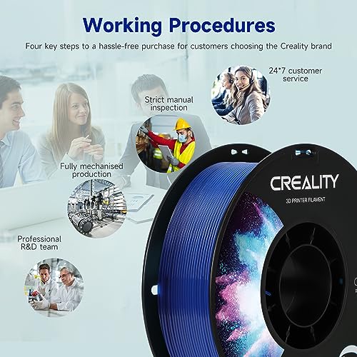 Creality PETG 3D Printer Filament 1.75mm - Transparent Blue