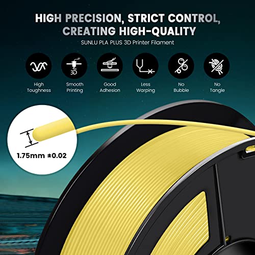 SUNLU PLA+ 3D Printing Filament - BurlyWood 1.75mm
