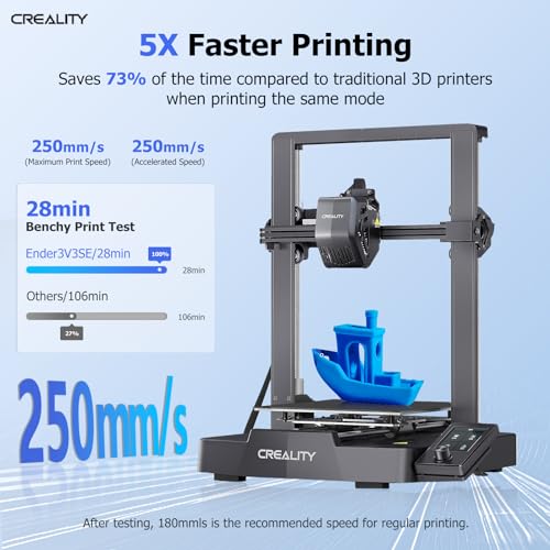 Creality Ender 3 V3 SE 3D Printer, CR Touch Auto Leveling