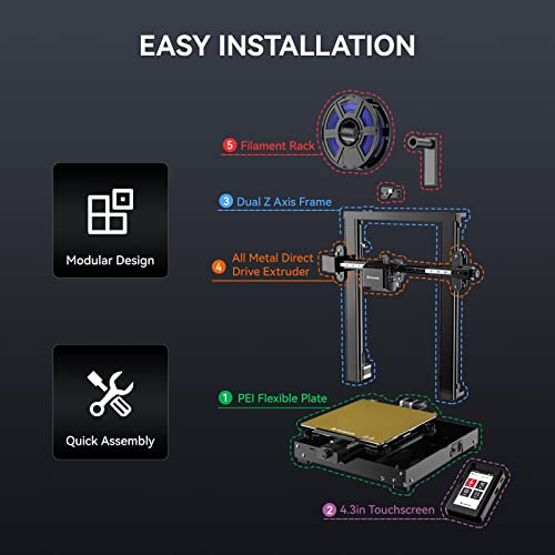 Voxelab Aquila D1 Auto-Leveling 3D Printer 235x235x250mm