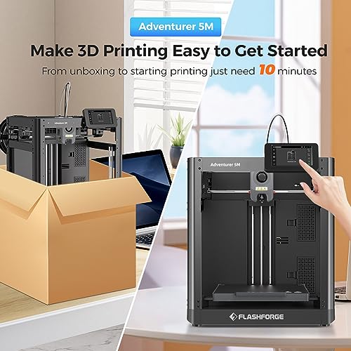Flashforge Adventurer 5M High-Speed FDM 3D Printer