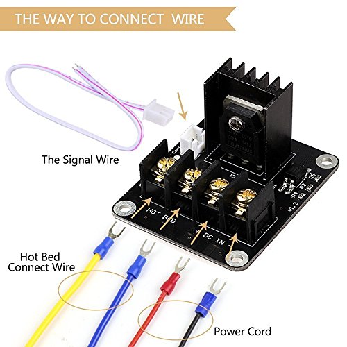 DollaTek Heat Bed Power Expansion for 3D Printers