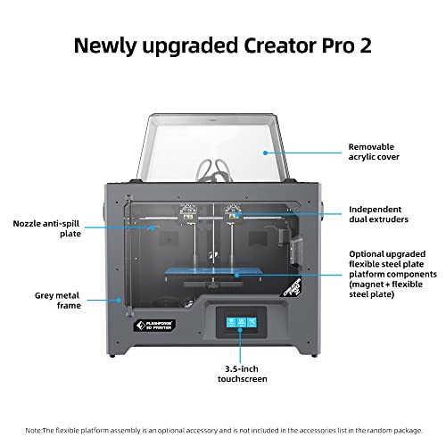 Flashforge Creator Pro 2 Dual Extruder 3D Printer