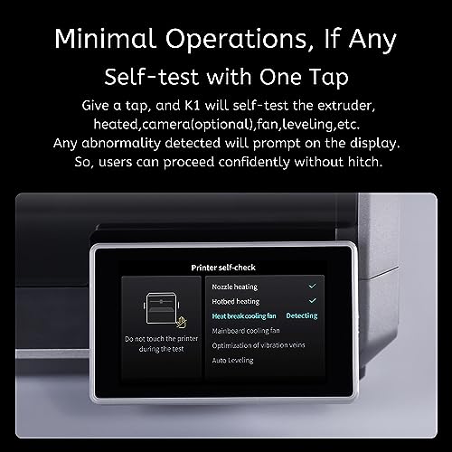 Creality K1 3D Printer with High-Speed Printing