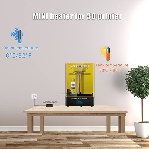 Mini 3D Printer Heater with Temp Control & Filter