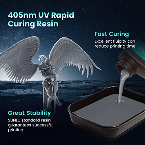 SUNLU 2KG Dark Grey 3D Printer Resin