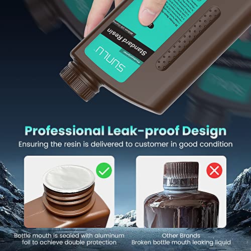 SUNLU 2KG Dark Grey 3D Printer Resin