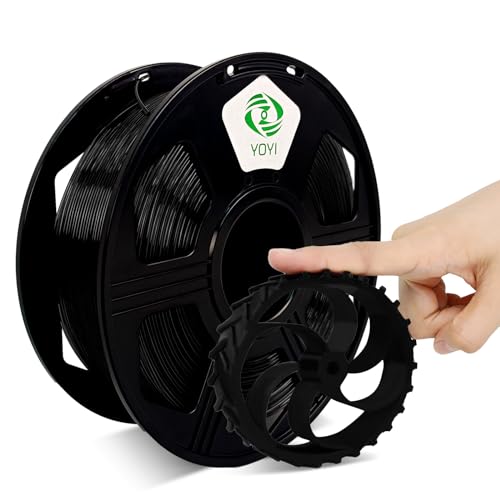 Flexible TPU 3D Printer Filament, Black