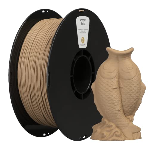 Natural Wood Fiber PLA 3D Printer Filament