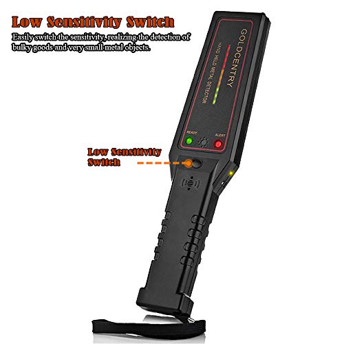 Portable High Sensitivity Metal Detector with Signal Strength Indicator