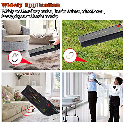 Portable High Sensitivity Metal Detector with Signal Strength Indicator