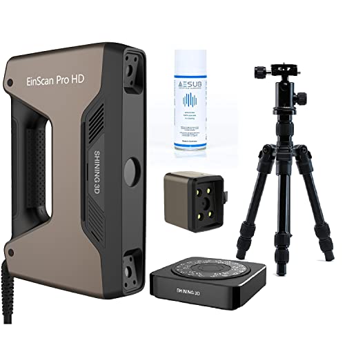 EinScan Pro HD Handheld 3D Scanner: Industrial and Color Packs