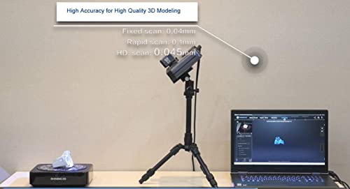 EinScan Pro HD Handheld 3D Scanner: Industrial and Color Packs