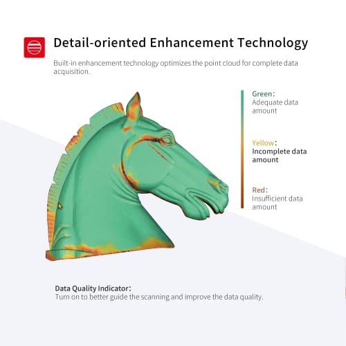 Shining 3D Einstar Handheld 3D Scanner – Detail-Oriented Enhancement for Hair and Body Scanning