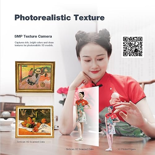 EinScan H2 Handheld Hybrid Color 3D Scanner