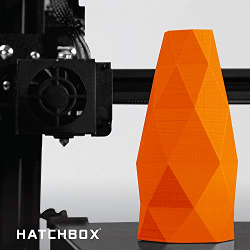 HATCHBOX 3D PETG-1KG1.75-ORN PETG 3D Printer Filament, Dimensional Accuracy +/- 0.05 mm, 1 kg Spool, 1.75 mm, Orange