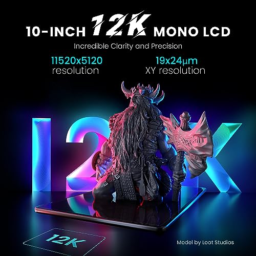 ELEGOO Saturn 3 Ultra MSLA 3D Printer, 10-Inch Monochrome LCD