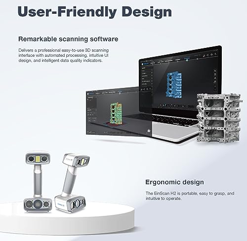 EinScan H2 Handheld Hybrid Color 3D Scanner