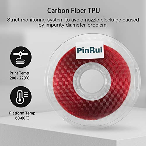 PinRui TPU 3D Printer Filament (Red)
