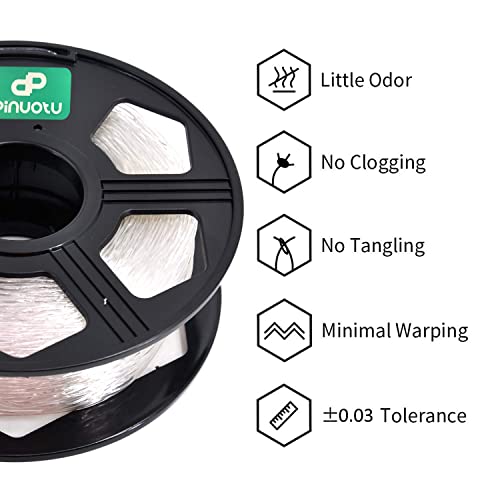 Pinuotu TPU 3D Printer Filament (Transparent)