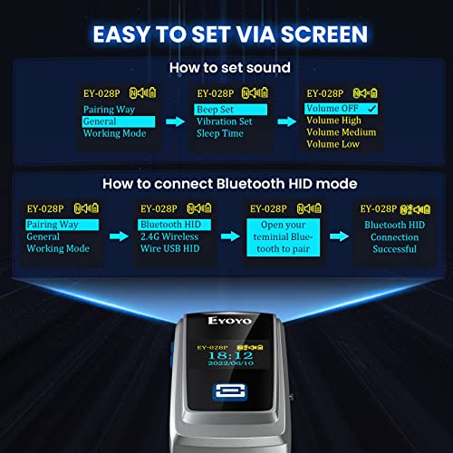 Eyoyo Mini Bluetooth QR Code Scanner