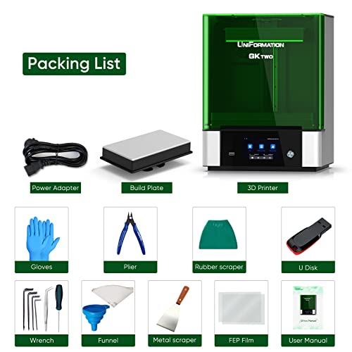 UniFormation GKtwo Resin 3D Printer