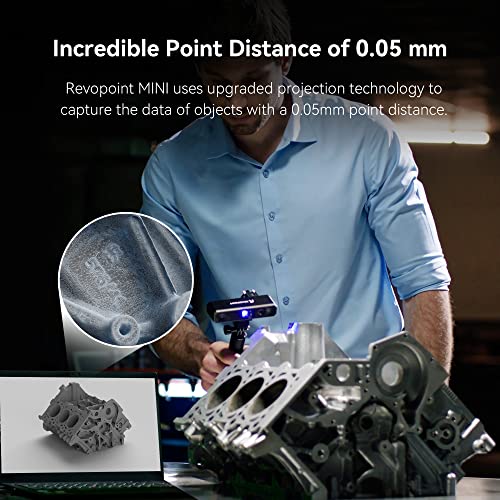Revopoint MINI 3D Printer Scanner - Industrial Blue