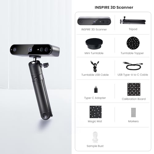 Revopoint Inspire 3D Scanner - Handheld & Portable