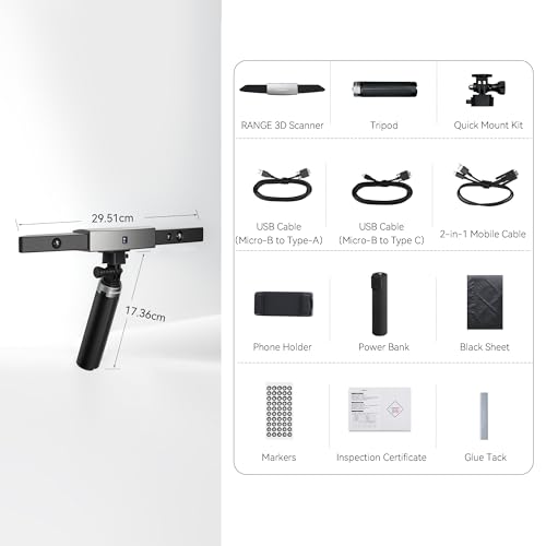 Revopoint Handheld 3D Scanner - Full Color Scanning