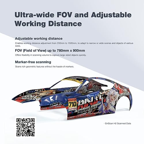 EinScan H2 Color 3D Scanner with Shining3D CAD