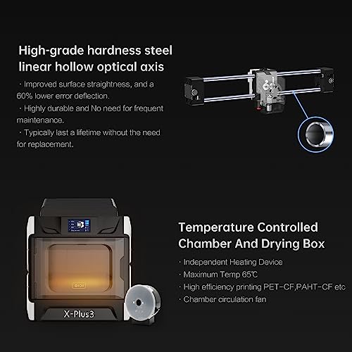 QIDI TECH X-PLUS3 Industrial-Grade 3D Printer: High-Speed, Large Print Size