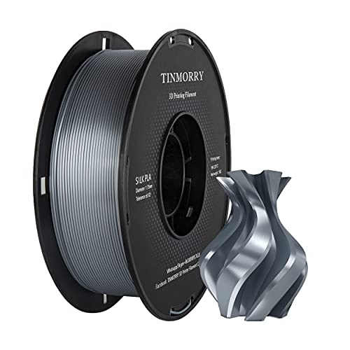 Tangle-free Silk Silver PLA Filament - 1kg
