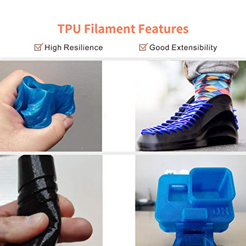 NOVAMAKER Blue Flexible TPU 3D Printer Filament