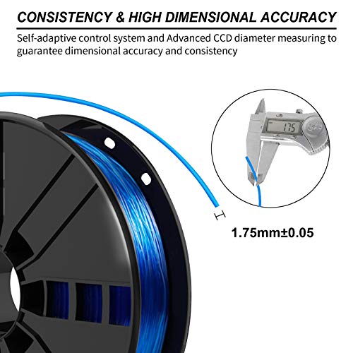 NOVAMAKER Blue Flexible TPU 3D Printer Filament