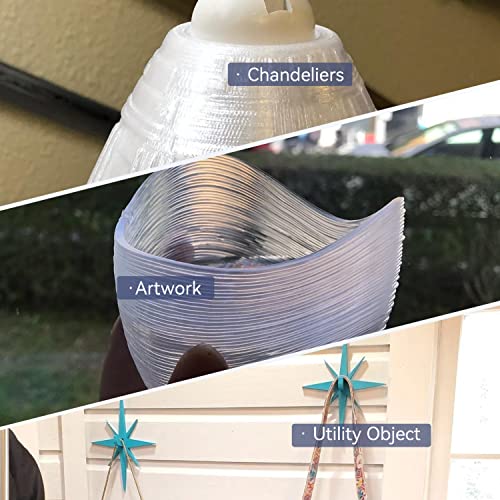 NAGA PETG Filament 1.75mm, Durable 3D Printer Filament, 1kg Spool(2.2lbs), Dimensional Accuracy +/- 0.02 mm, Black