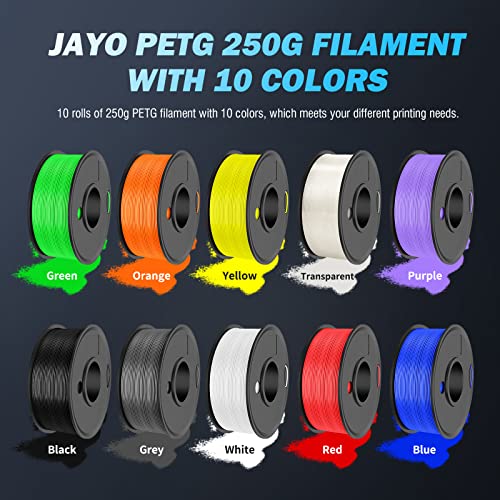JAYO PETG 3D Printer Filament 1.75mm 0.25KG