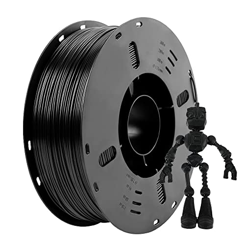 Voxelab 3D Printer Filament, 1kg Spool, Black