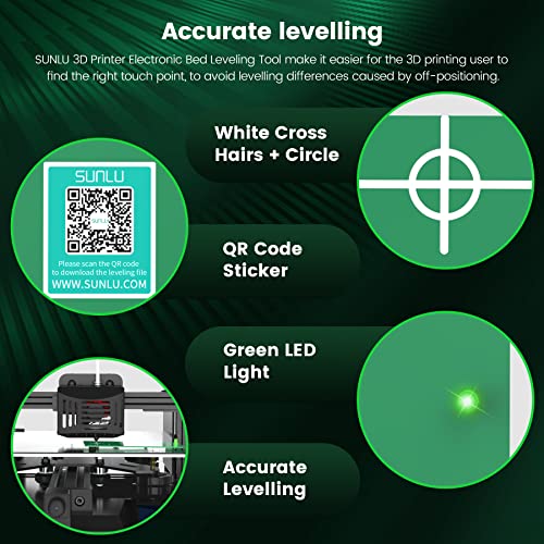 SUNLU 3D Printer Leveler Bundle, Easy Bed Leveling
