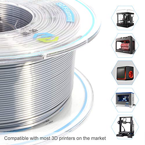 YOUSU Silk Silver PLA Filament 1.75mm 1kg Spool