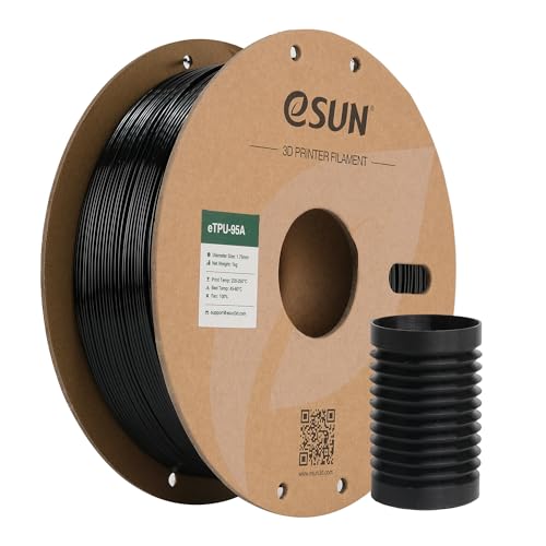 eSUN 1.75mm TPU-95A Flexible Filament - Black