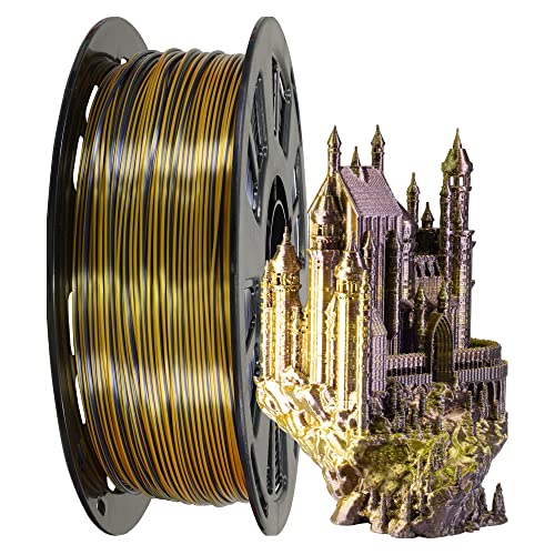 MIKA3D Bicolor Silk Metallic PLA Filament - 1.75mm