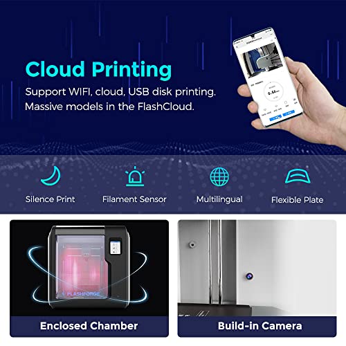 FLASHFORGE Adventurer 3: Enclosed 3D Printer with Filament Detection