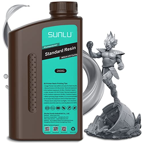 SUNLU 3D Printer Resin, Fast Curing, High Precision